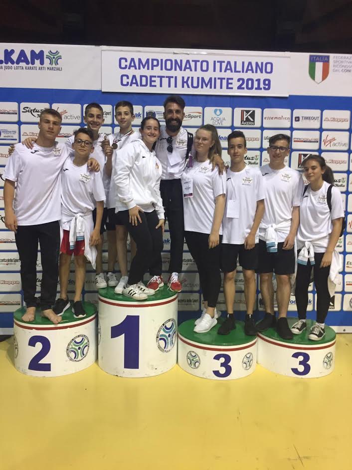Le atlete della Ippon Karate Lentini terze ai Campionati italiani Fijlkam