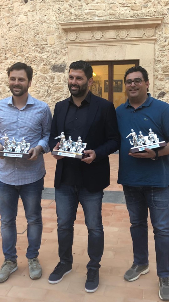 "Oscar dell'allenatore in Sicilia", panchina d'argento al tecnico dello Sciacca Vincenzo Piazza