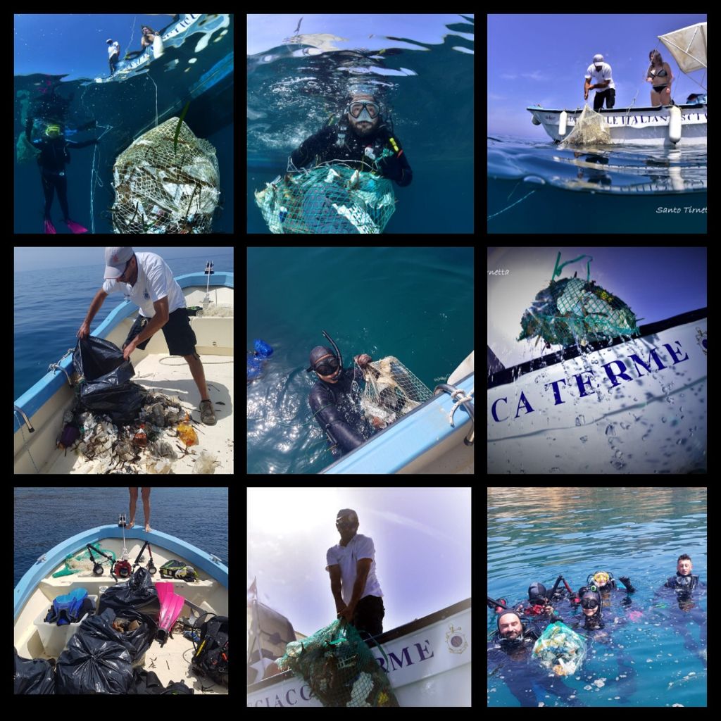 Domenica con immersione a capo San Marco per i sub di Sciacca guidati da Tirnetta e nei fondali tanta plastica