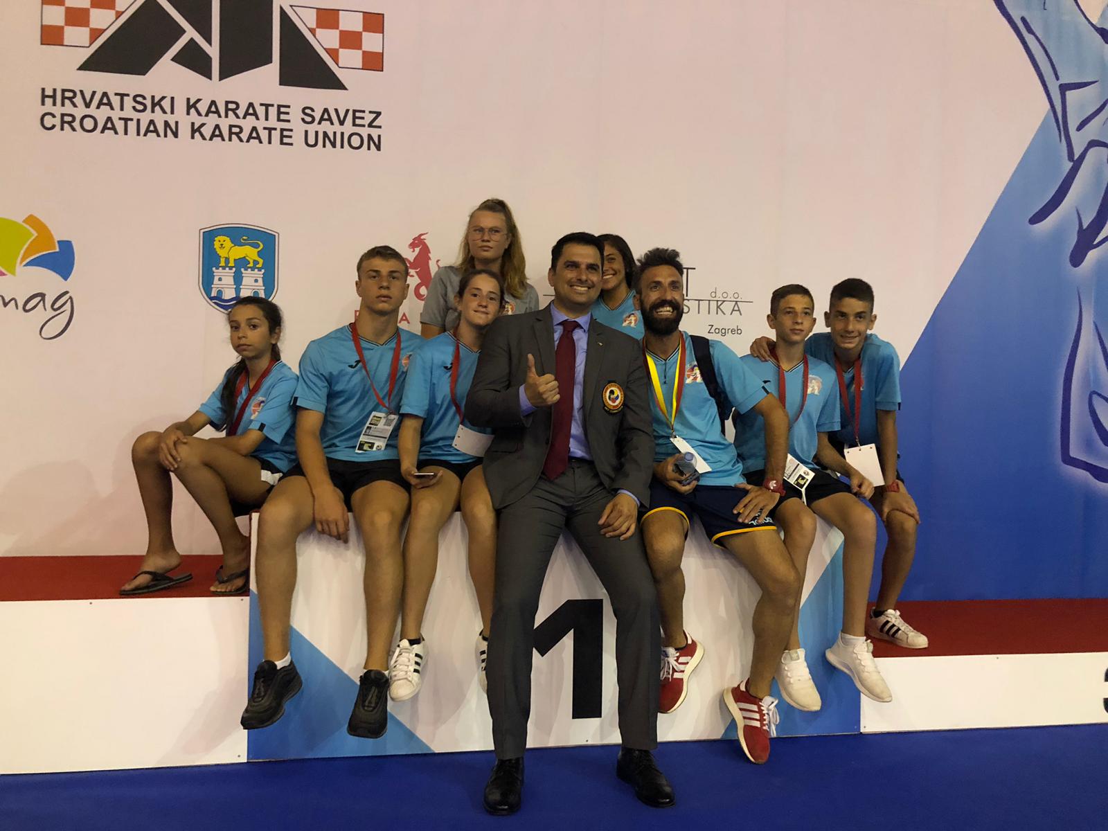 Bene la Ippon Karate Lentini di Sciacca in Croazia con Marturano che sfiora il bronzo