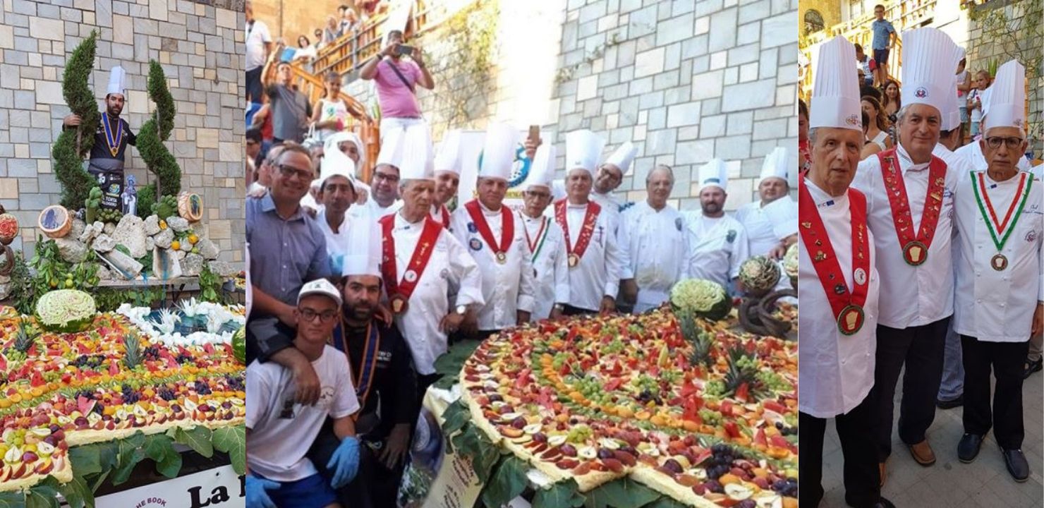 Agrigento, realizzata una mega torta di solidarietà in onore di San Calogero