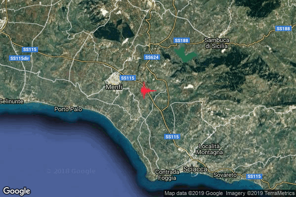 Sciame sismico a Menfi, altre due scosse nelle ultime due ore
