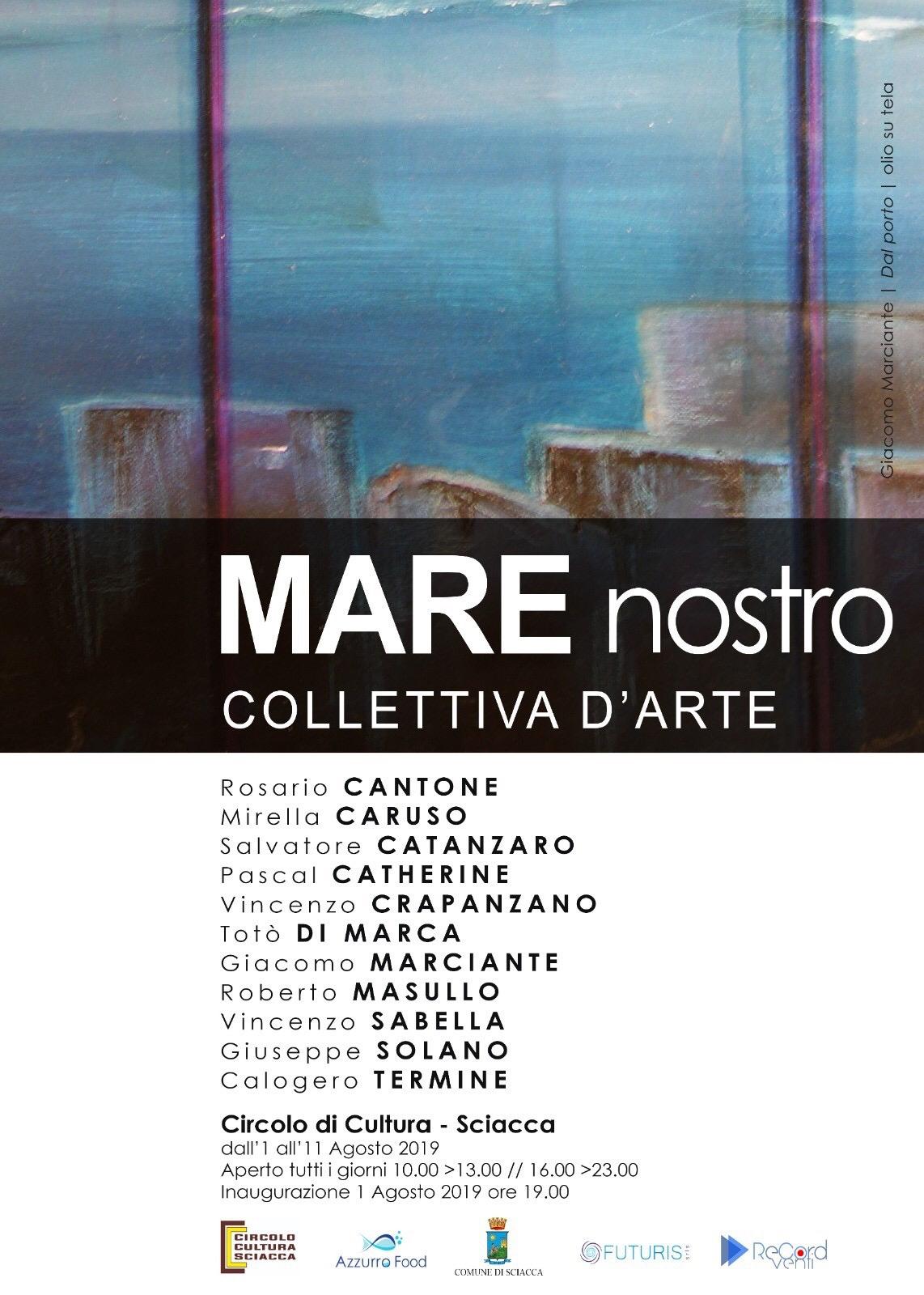 “Mare Nostro”, all'Azzurro Food una mostra dedicata al mare