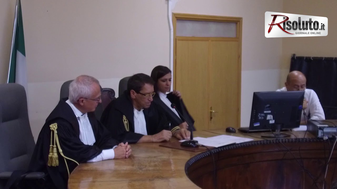 Insediamento del giudice Zichittella questa mattina al Tribunale di Sciacca