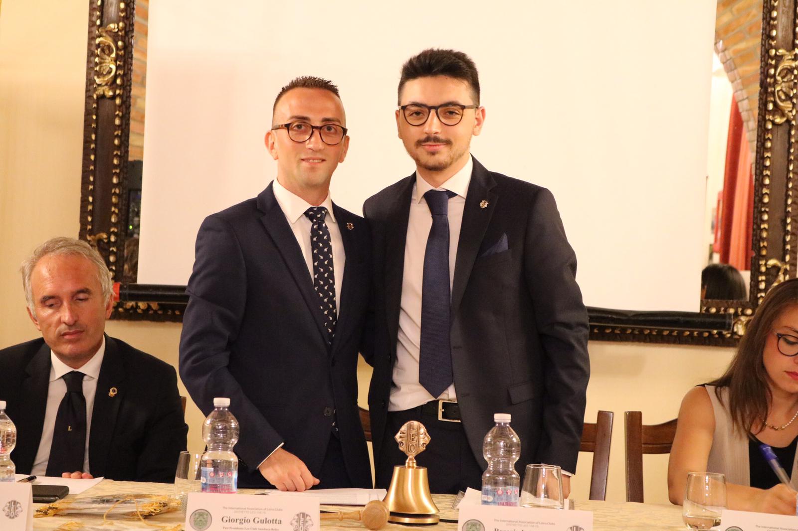 Cambio al vertice del Leo Club di Sambuca con il passaggio della campana