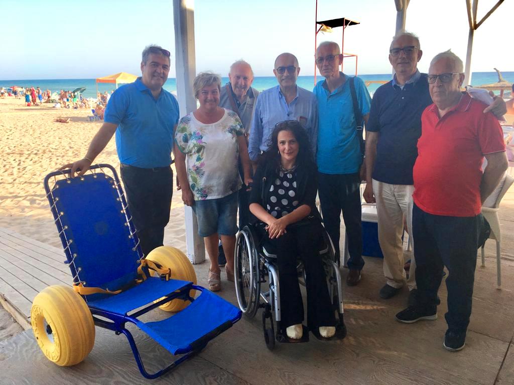 Sedia job per i diversamente abili anche a Bovo Marina grazie all'associazione "A Cuore Aperto"