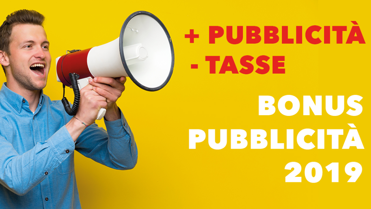 Bonus pubblicità 2019, sgravi del 75% per chi investe