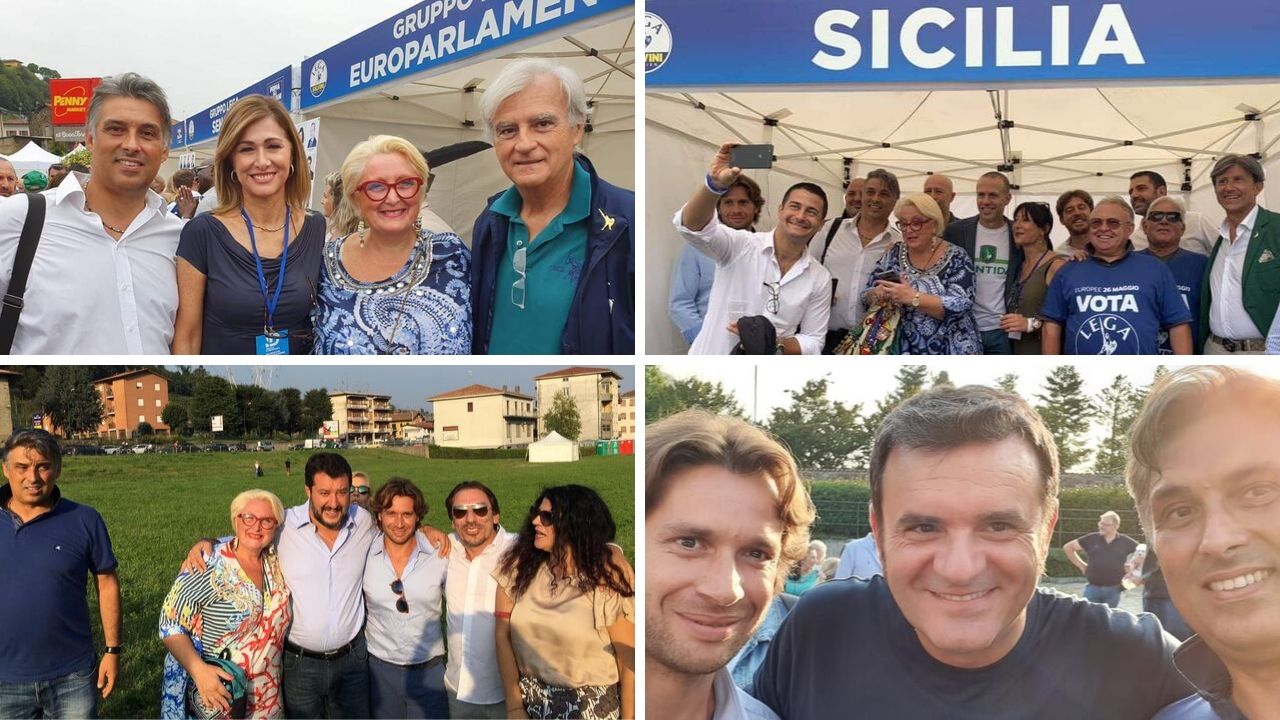 Anche Sciacca a Pontida con il commissario della Lega Segreto e l'ex consigliere comunale Alfano