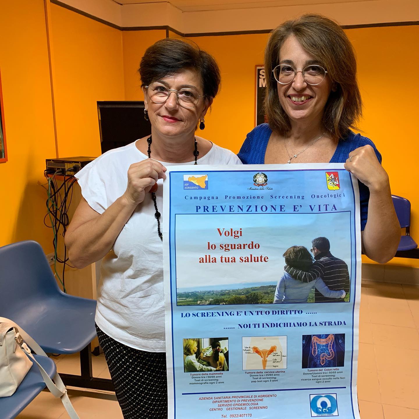 Campagna Screening oncologica dell'Asp di Agrigento, sindaco e vice di Sciacca testimonial