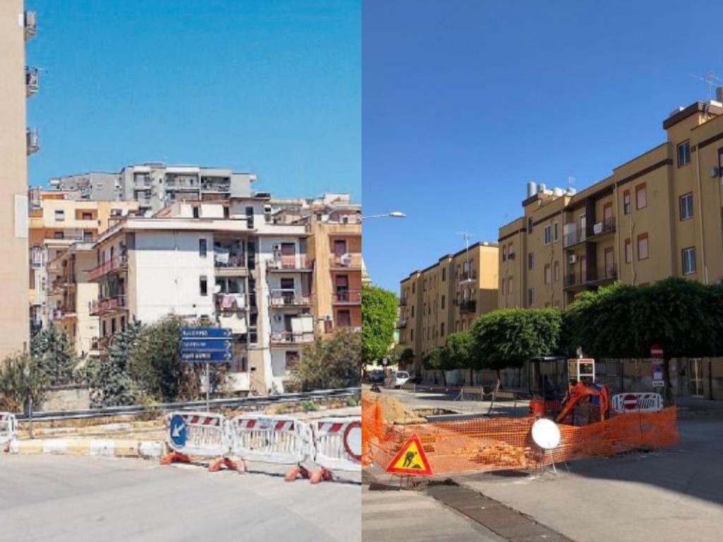 Riaprira' domani mattina la via Cansalamone, ancora 48 ore per i lavori in viale Della Vittoria