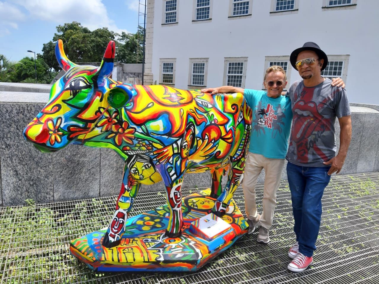 Cowparade a Salvador Bahia, anche Menelaw Sete partecipa al progetto internazionale