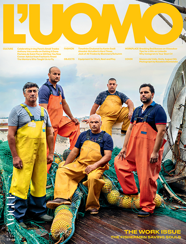 Il gesto eroico dell'equipaggio del motopesca Accursio Giarratano di Sciacca su "L'Uomo Vogue"