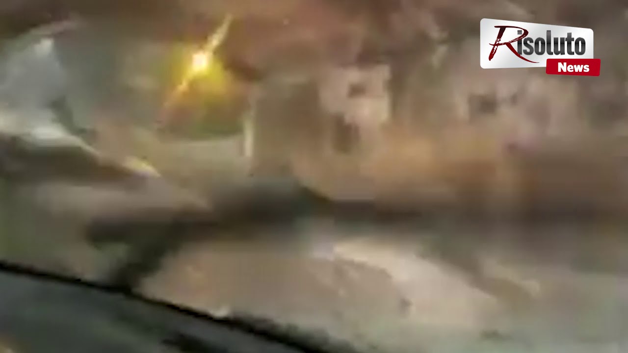 Maltempo, violentissimo temporale colpisce Castelvetrano con strade allagate e traffico in tilt (video)