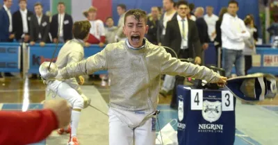 Prima prova nazionale Cadetti di sciabola, Raffaele Vinti della Discobolo Sciacca si qualifica per la prova giovani