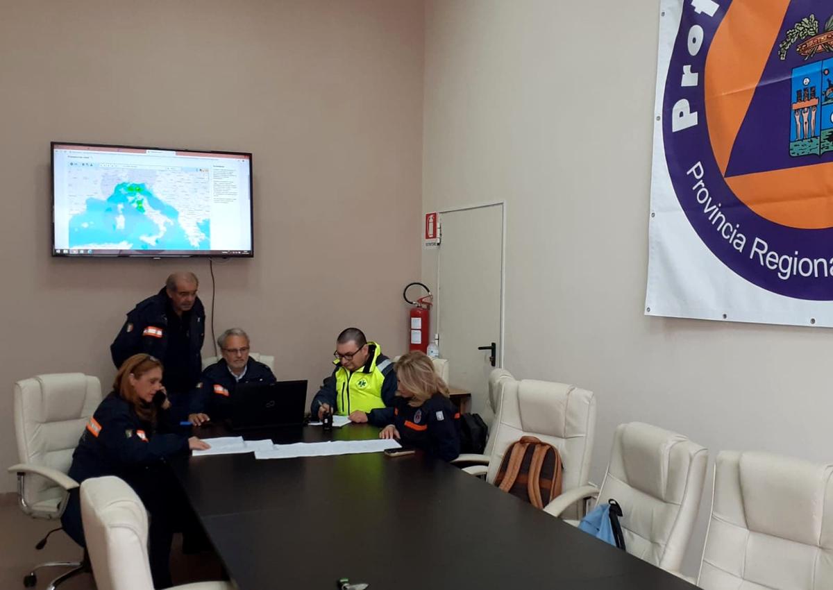 Maltempo, la Protezione Civile del Libero Consorzio di Agrigento al lavoro da questa mattina
