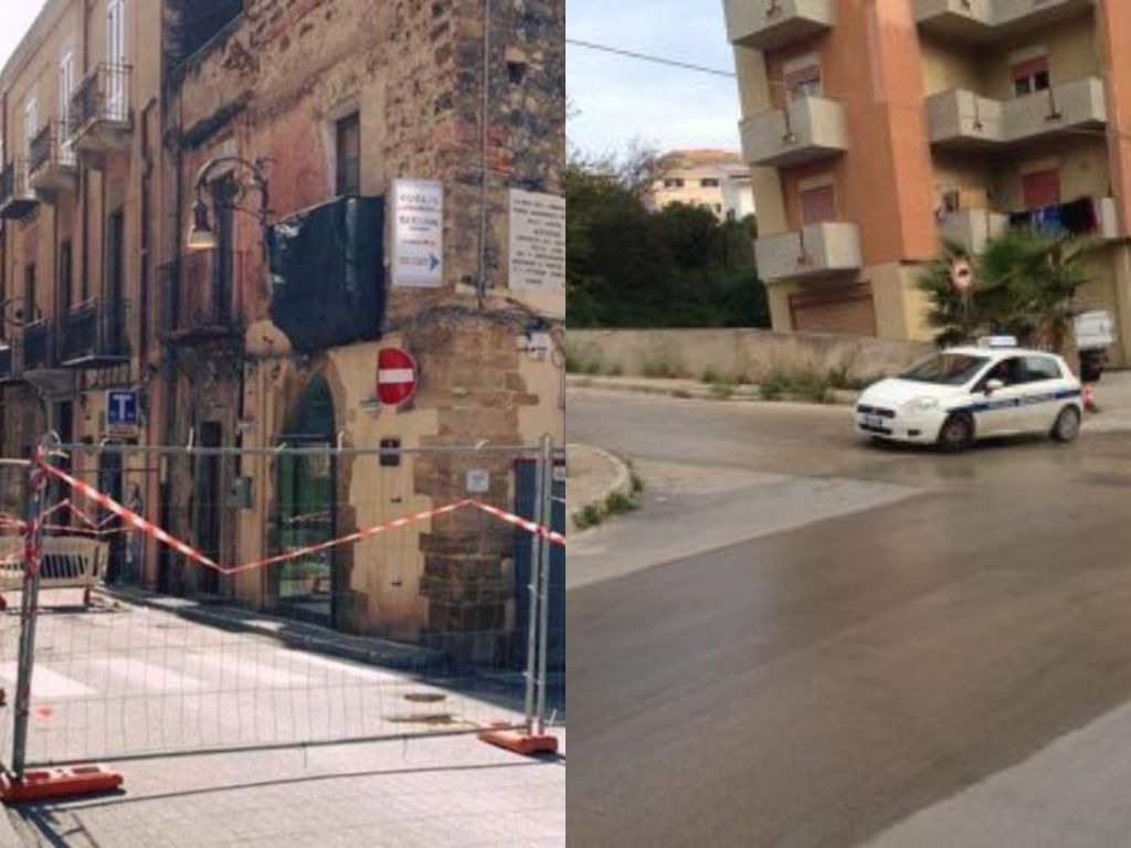 Problemi alla viabilità, chiusa al traffico via Giovanni XXIII alla Perriera e resta off limits parte di via Licata