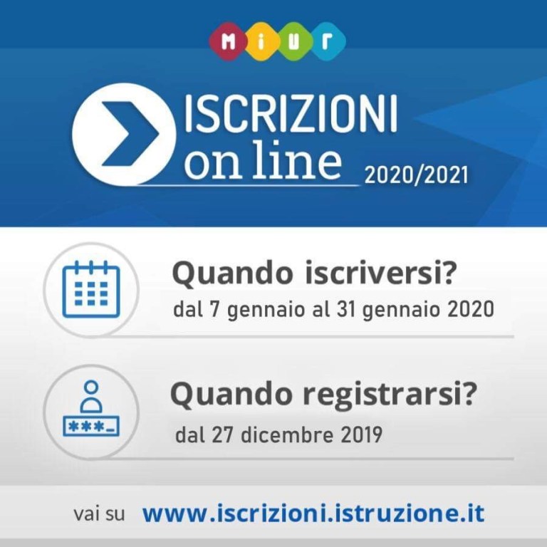 Iscrizioni scuola 2020/21:  domande e scadenze