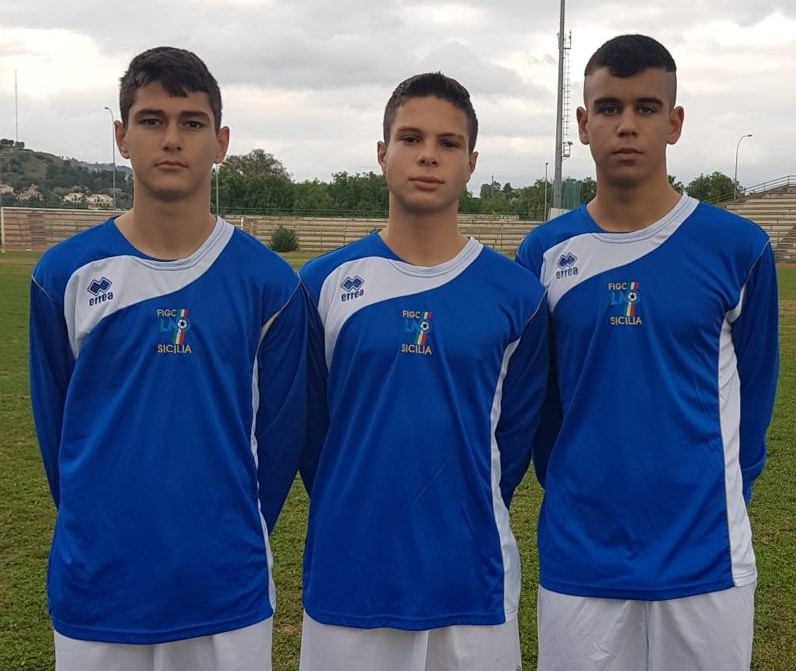 Tre giovani calciatori della Ginnic Club Stadium di Sciacca protagonisti in rappresentativa