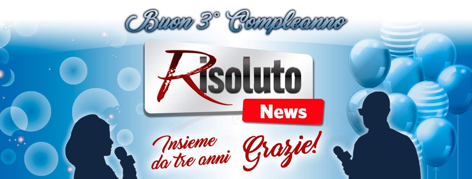 Terzo compleanno per Risoluto.it, la testata online festeggia i tre anni di attività