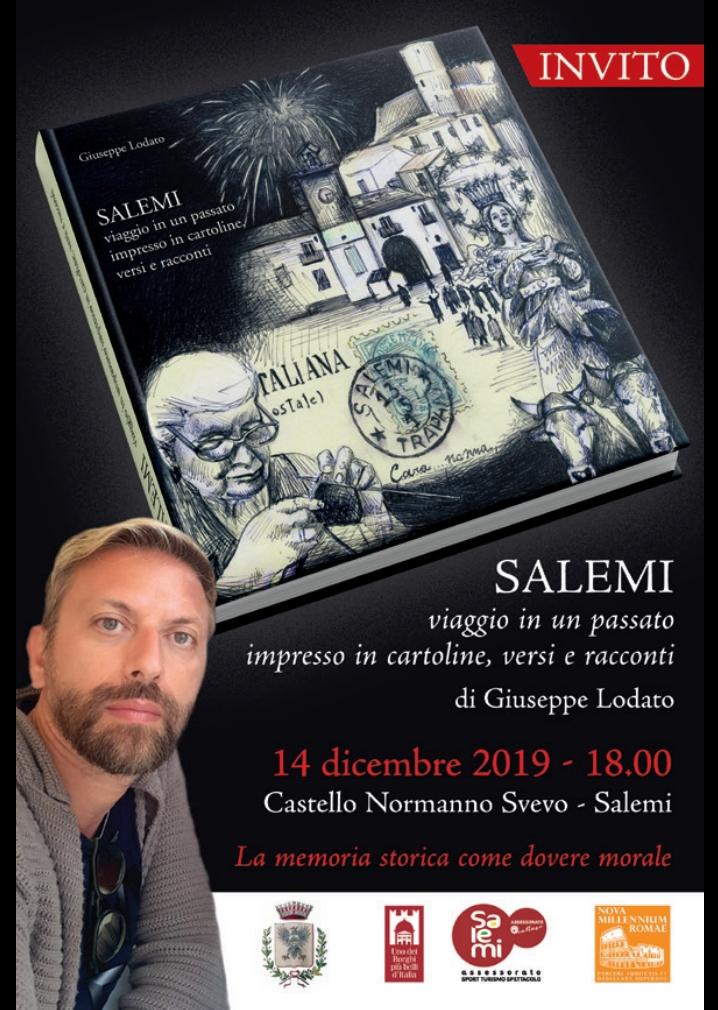 Sabato al Castello di Salemi la presentazione del libro di Giuseppe Lodato
