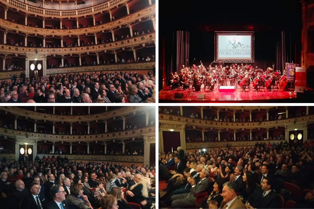 Agrigento, grande partecipazione di pubblico al concerto del Toscanini di Ribera per la Rotary Foundation
