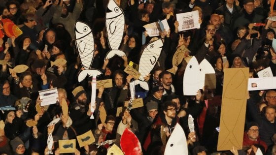 Arrivano anche a Sciacca "le sardine", manifestazione sabato 21 in piazza Duomo del nuovo movimento