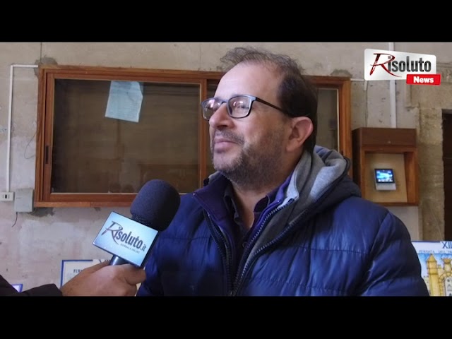 Le storiche fermate della Processione della Madonna del Soccorso di Sciacca immortale in mattonelle realizzate in ceramica, mostra in corso nell'atrio del Comune di Sciacca. (Intervista)