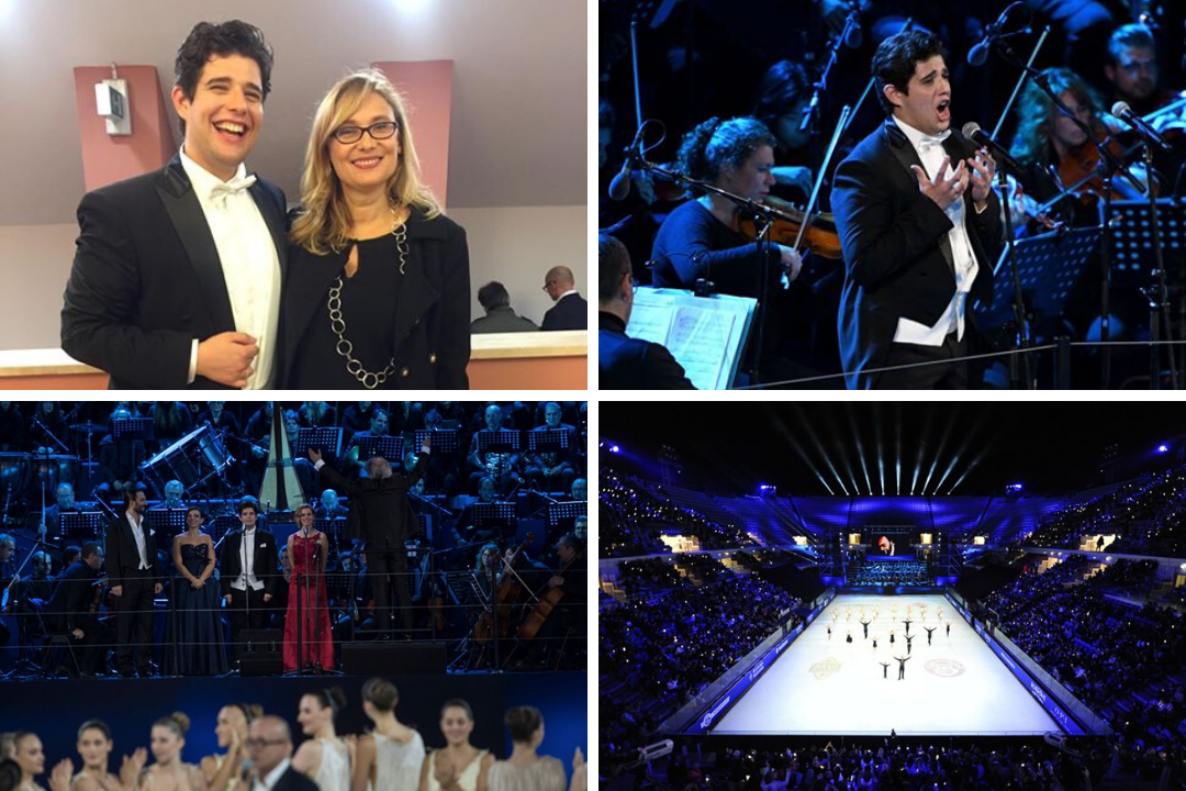 Il giovane tenore di Burgio Infantino il giorno di Natale all’Opera on Ice su Canale 5