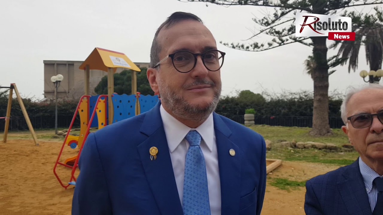 Alla villa comunale di Sciacca grazie al Rotary arrivano i giochi per i più piccoli  (Interviste)