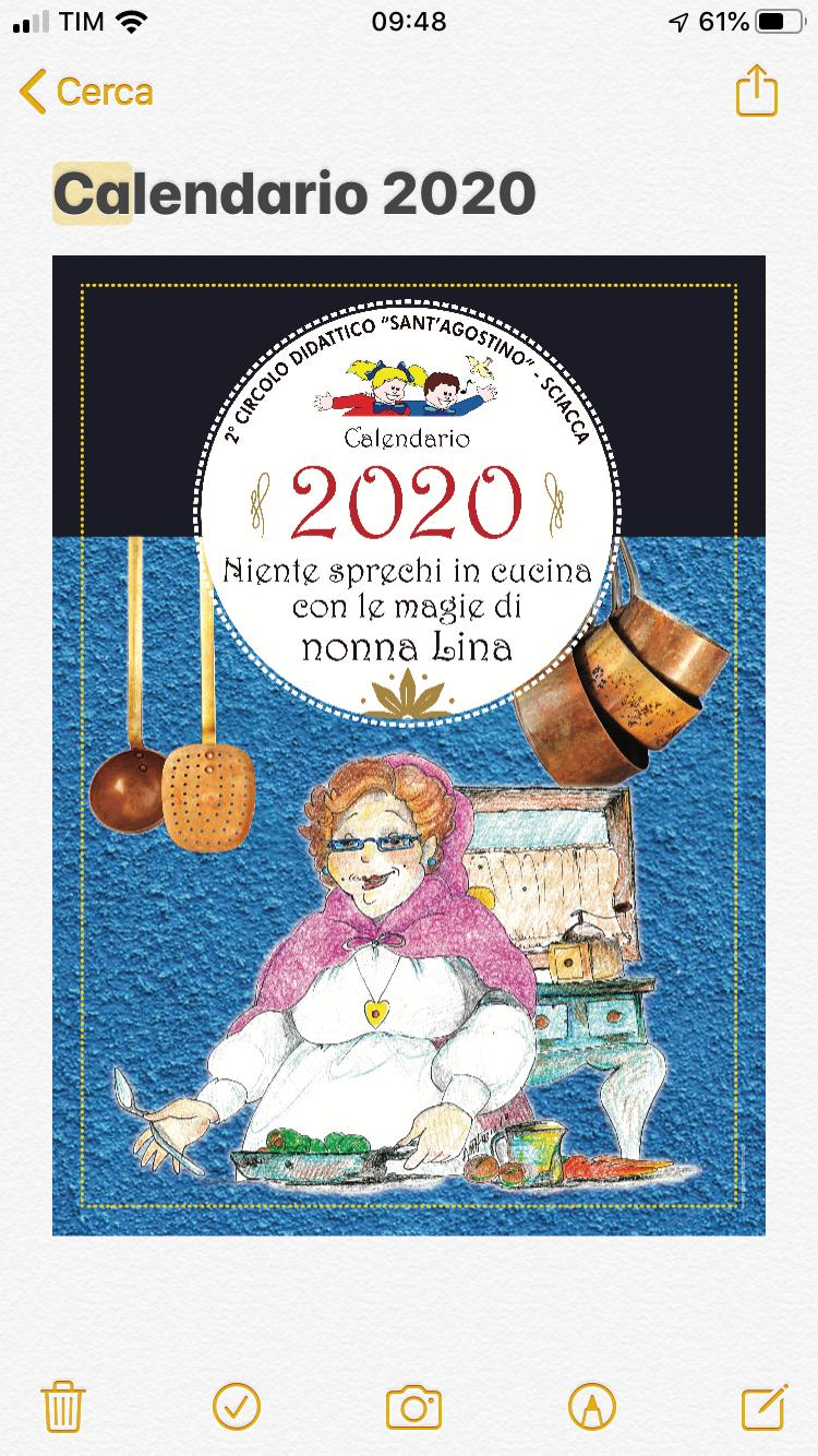 Gli alunni della scuola Sant'Agostino di Sciacca realizzeranno il “Calendario del riciclo” con consigli per evitare lo spreco alimentare