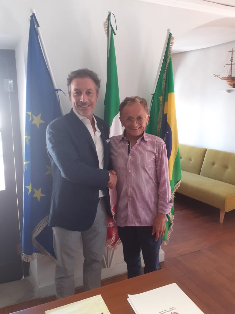 Il nuovo console italiano di Bahia, Andrea Garziera, sostiene il gemellaggio tra Sciacca e Salvador-Bahia