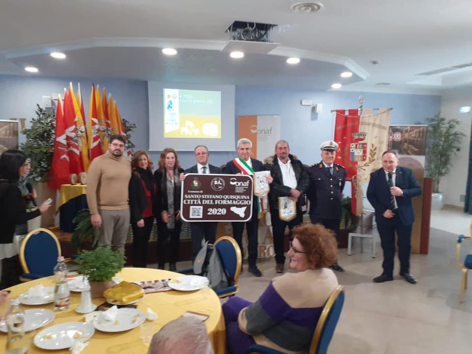 Il Comune di Santo Stefano Quisquina proclamato oggi “Città del Formaggio 2020”
