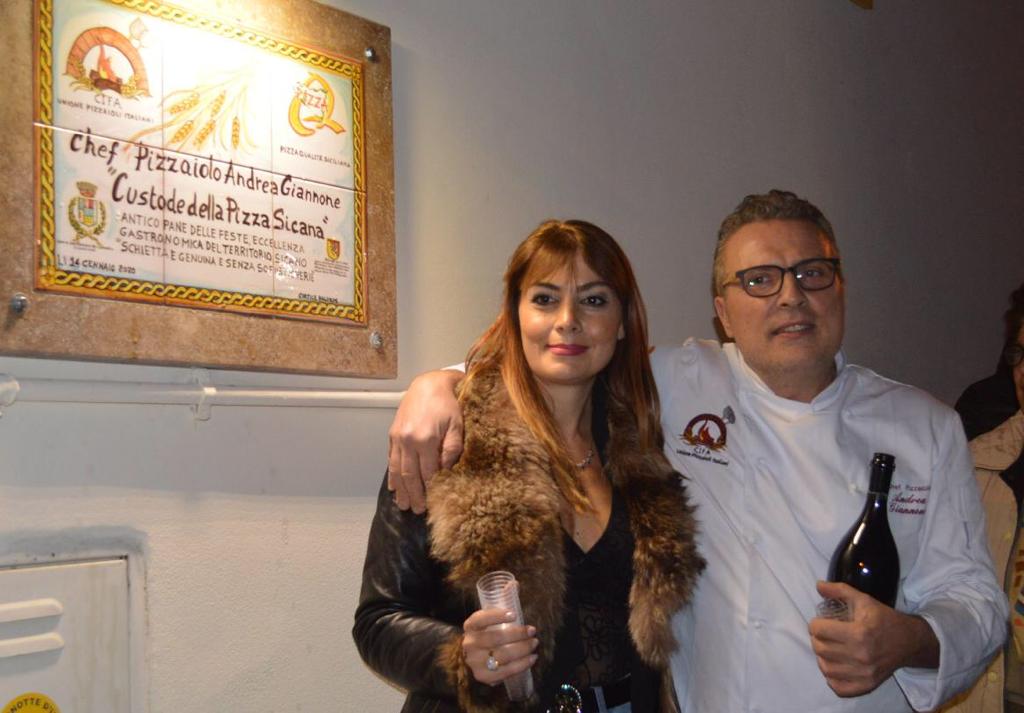 Lo chef pizzaiolo Andrea Giannone di Cianciana riconosciuto "Custode della Pizza Sicana"