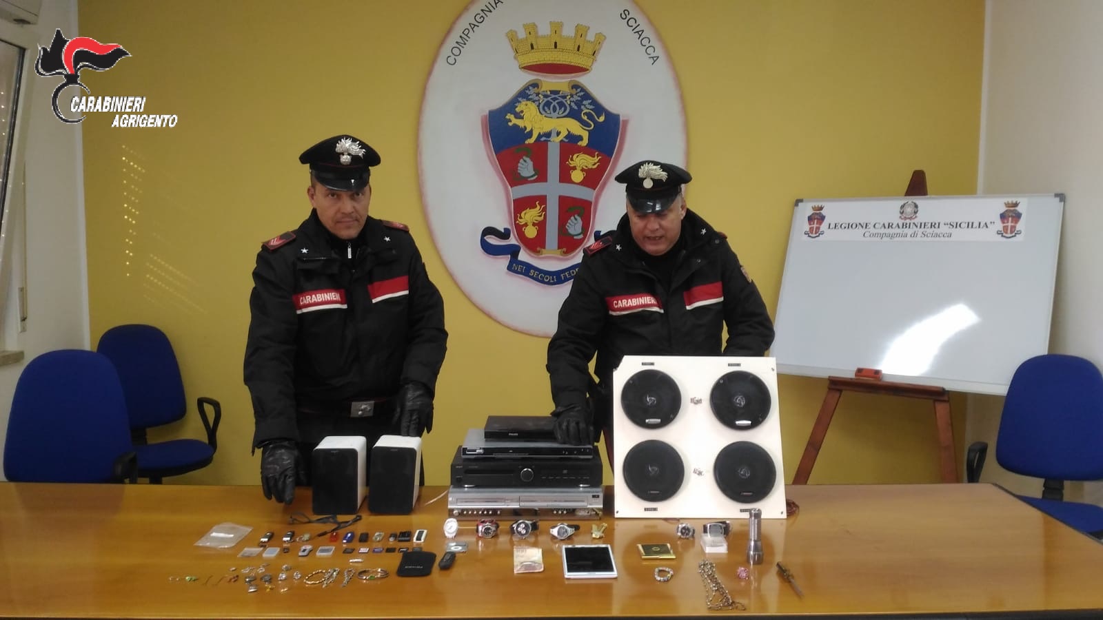 Divieto di dimora a Sciacca per il quarantaduenne arrestato dai carabinieri per furto in appartamento