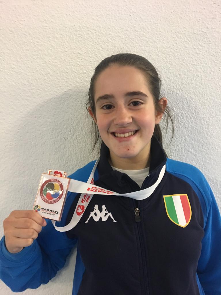 La giovane riberese Irene Marturano convocata dalla nazionale italiana per gli europei di karate in Ungheria