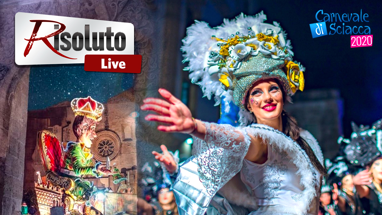 Diretta della conferenza stampa di presentazione del Carnevale di Sciacca 2020, oggi pomeriggio alle 17 su Risoluto.it