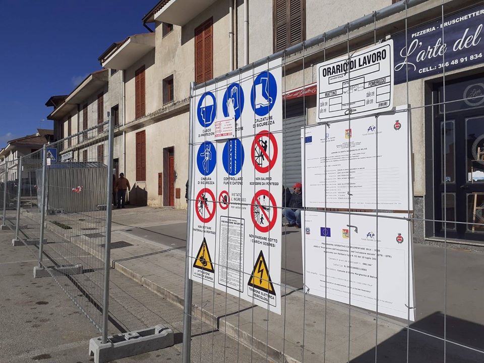 Cantieri di lavoro al via a Santa Margherita Belice, da oggi all'opera 40 addetti