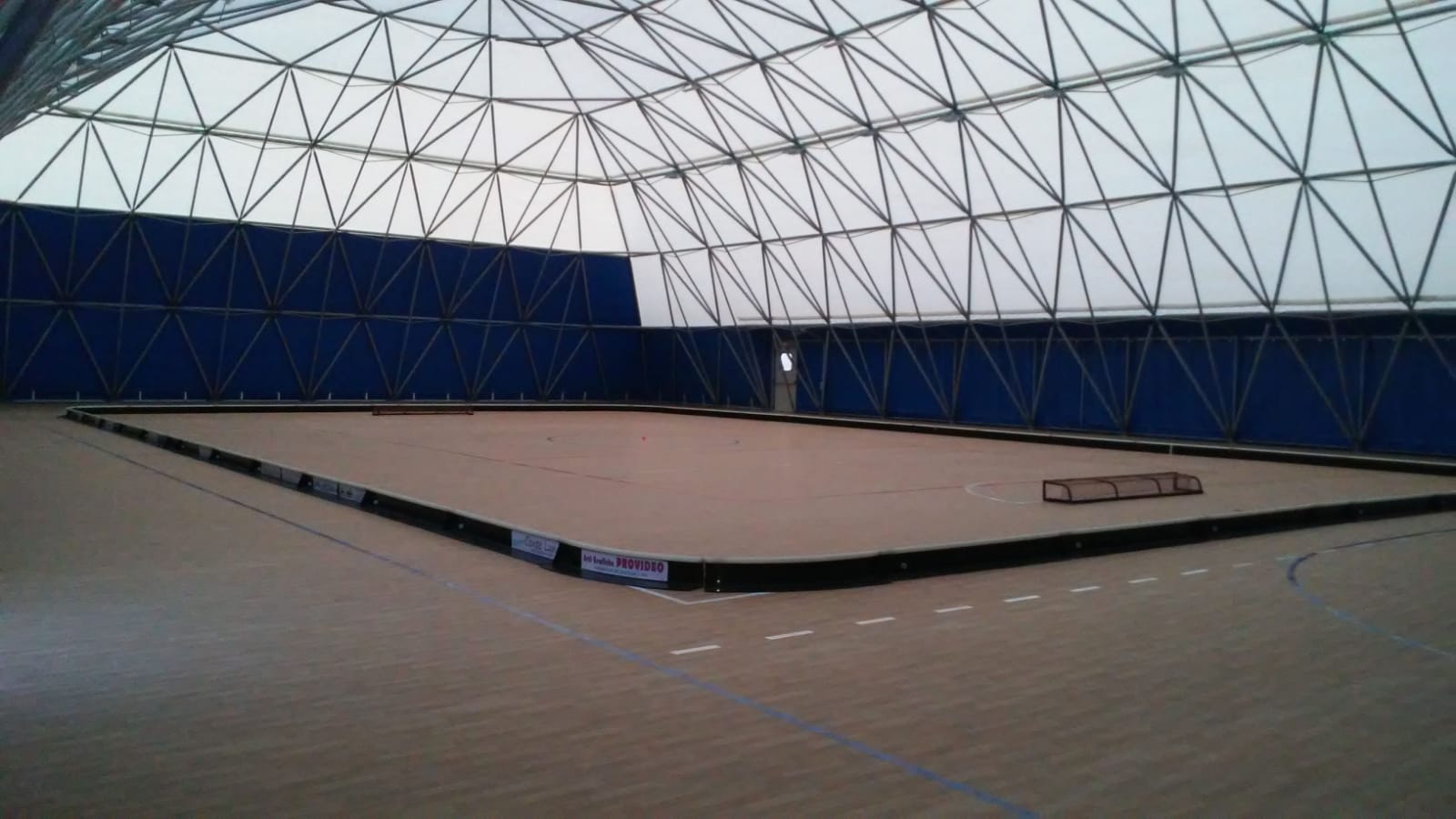 A Santa Margherita Belice  inaugurazione di  un'area sportiva di 5000 metri quadrati con un pala tenda