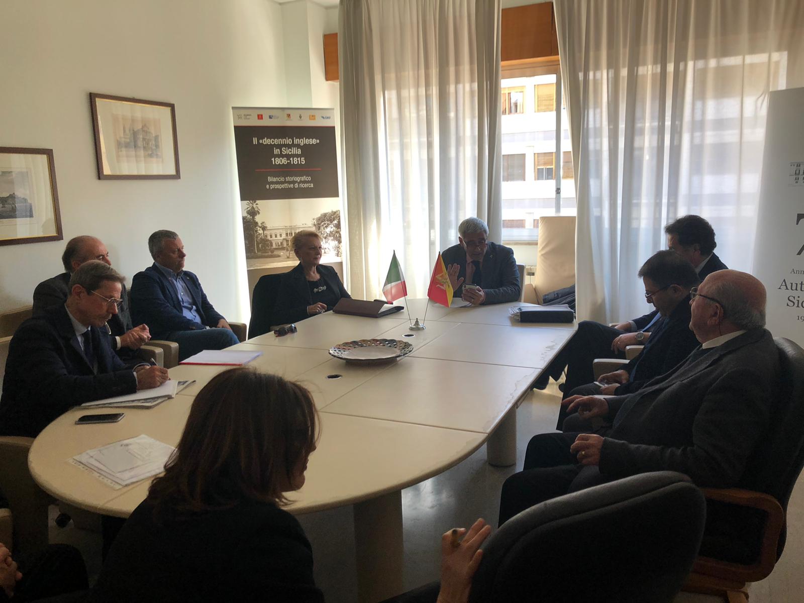 La riunione a Palermo sulle Terme senza Armao, delegazione di Sciacca ricevuta da Piscitello