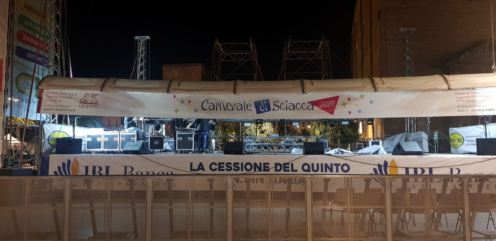 Nessun recupero del Carnevale nel fine settimana, si smonta gia' palco e rimborso del ticket