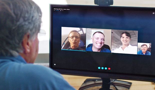 Consiglieri e sindaco in riunione via Skype, la riunione ai tempi del Coronavirus