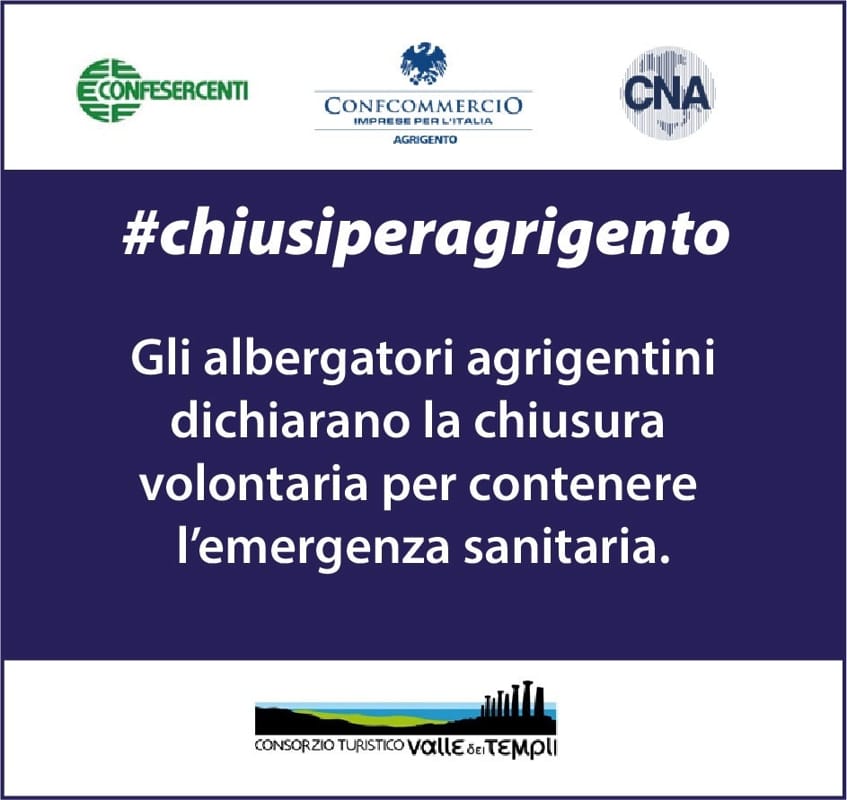 Sospese le attività anche degli albergatori agrigentini: "Chiudiamo per senso di responsabilità"