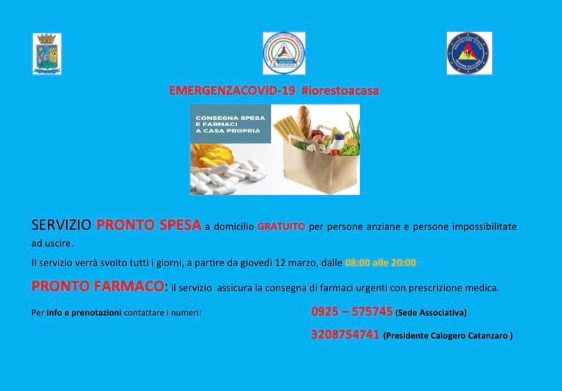 Il Comune di Sciacca attiva servizio "Pronto Spesa" e "Pronto farmaco" per anziani e quanti impossibilitati ad uscire