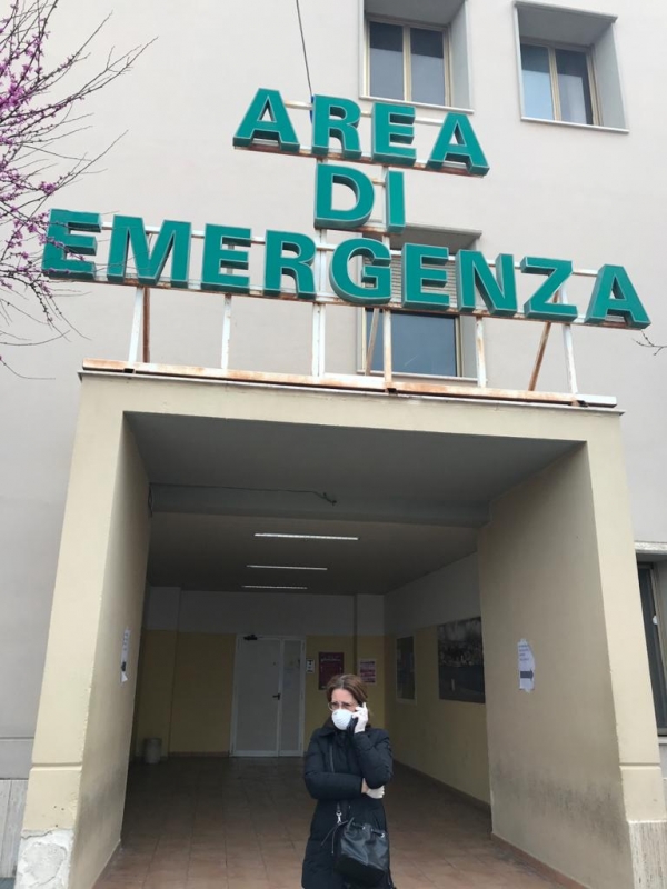 Sopralluogo della sindaca in ospedale, stamattina Francesca Valenti al Giovanni Paolo II
