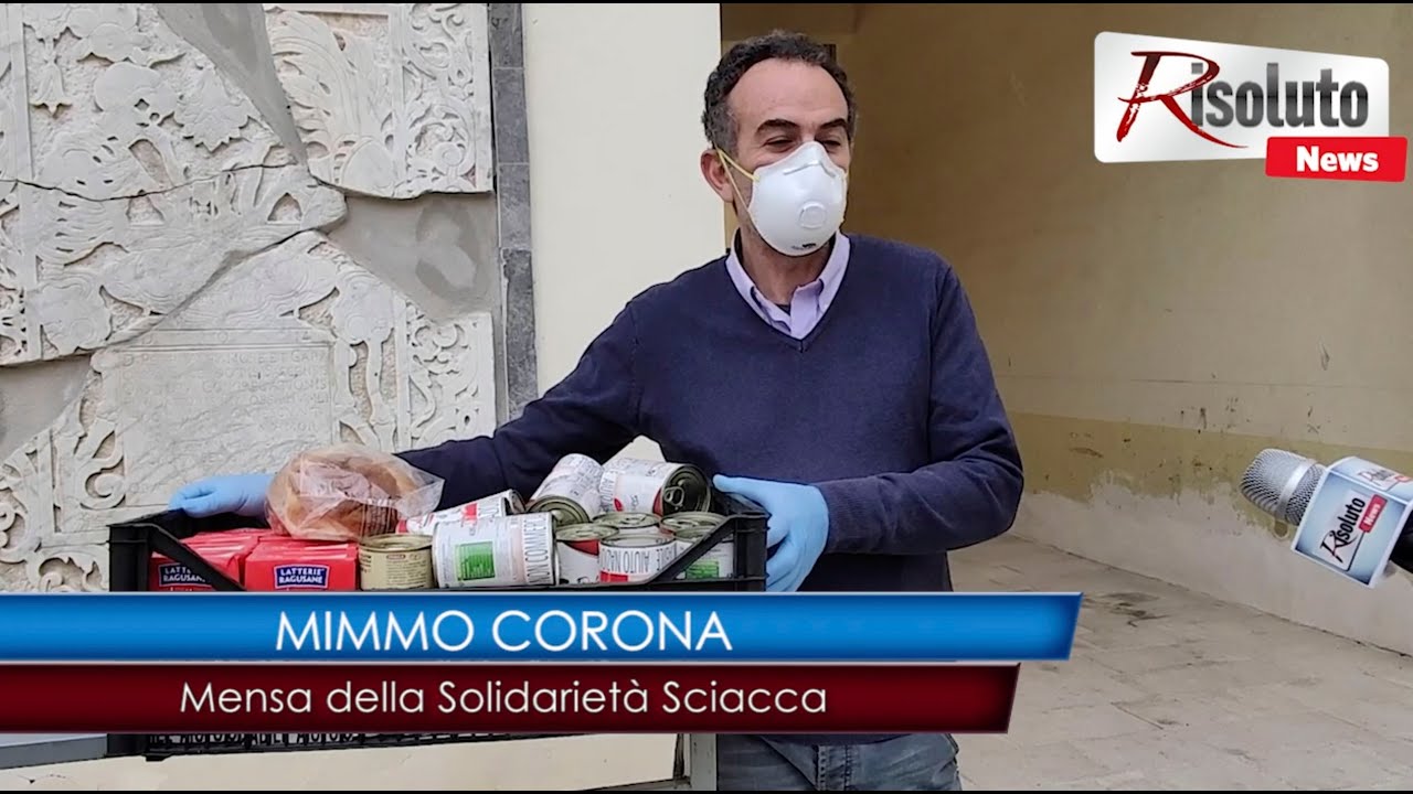 Anche la Mensa della Solidarietà distribuisce generi alimentari attraverso i volontari di Sciacca (Intervista)