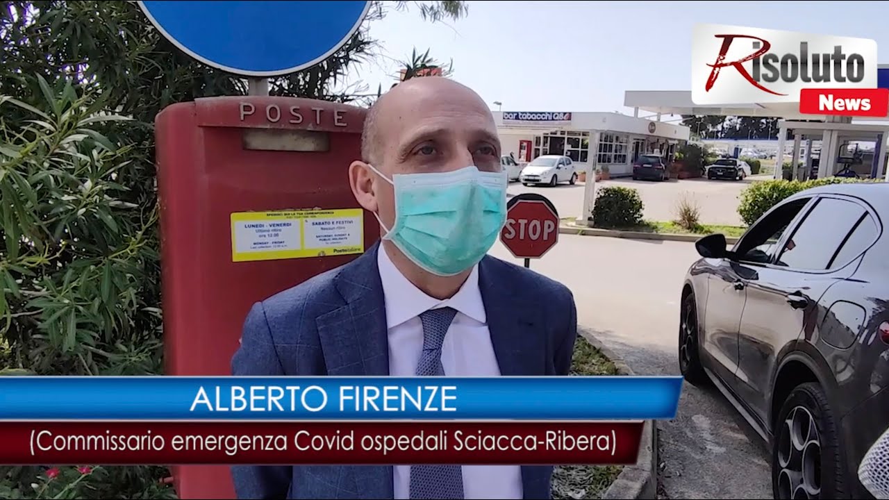 Percorsi dedicati per l'emergenza Covid negli ospedali di Sciacca e Ribera, intervista al commissario Firenze