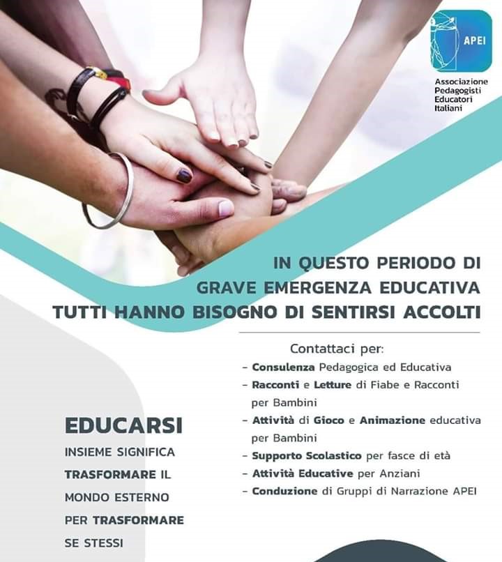 Consulenza educativa-pedagogica gratuita per il Coronavirus