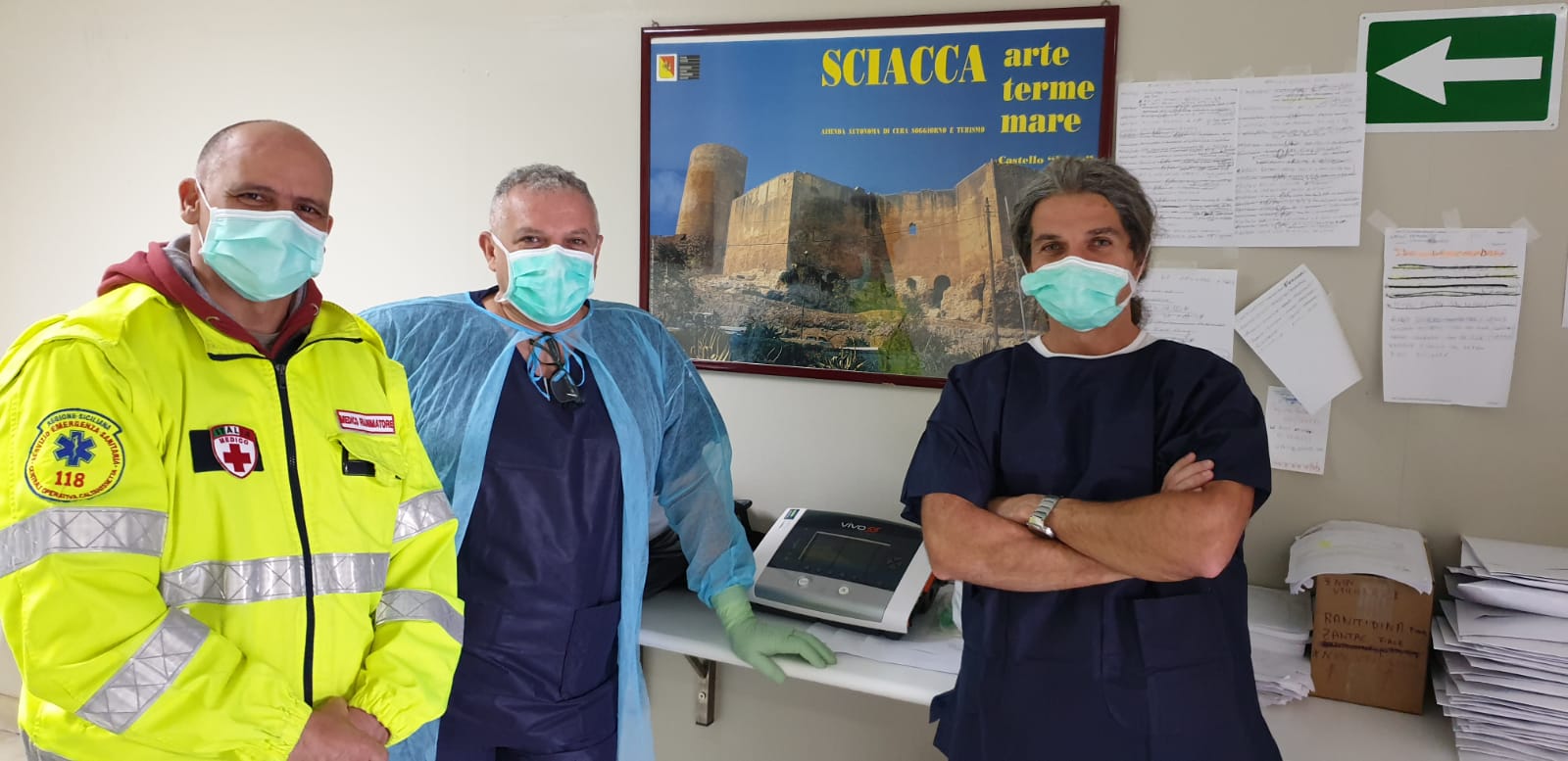 Consegnato all’ospedale di Sciacca il ventilatore polmonare acquistato dall’Ordine degli Ingegneri
