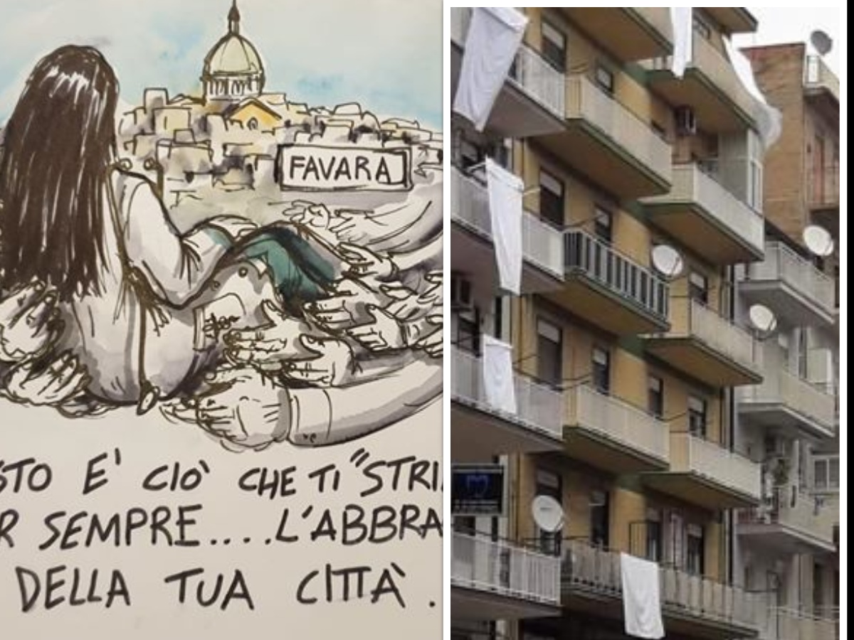 L'abbraccio bianco di Favara alla bella Lorena, una citta' sconvolta e in lacrime per la giovane vita spezzata