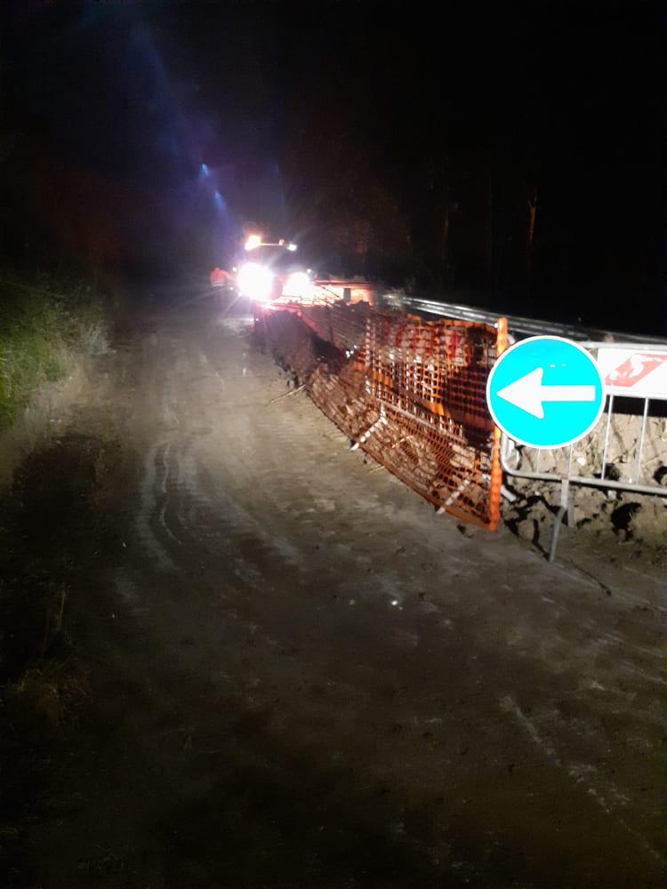 Frana tratto di strada sulla Cattolica-Eraclea Minoa, intervento del Libero Consorzio per la messa in sicurezza